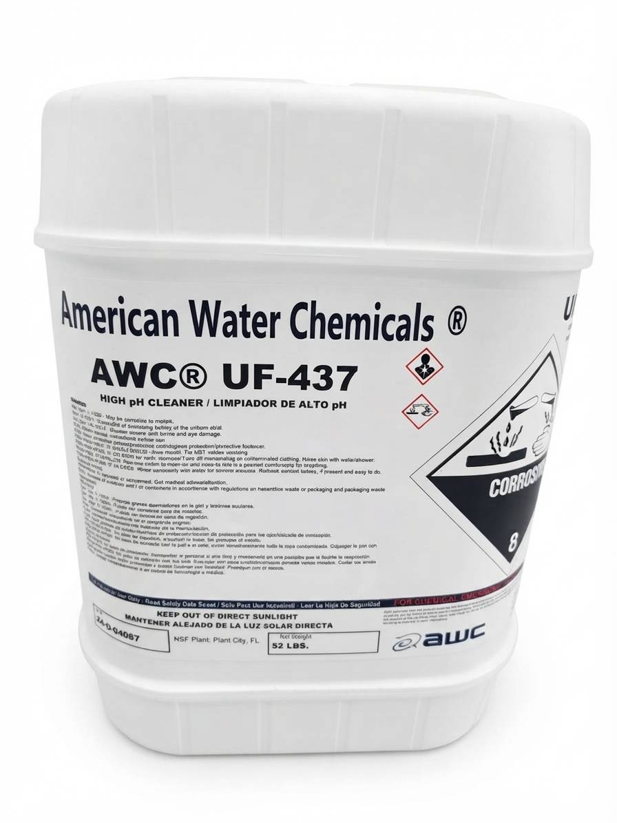 AWC limpiador alto pH para UF (Ultra filtración) AWC UF 437